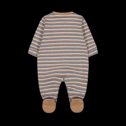 Tutina in interlock rigato neonato