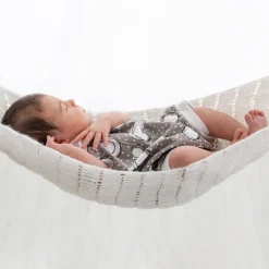 Tutina in jersey con pois da neonata