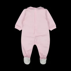 Tutina in jersey stretch con stampa a fiori da neonata