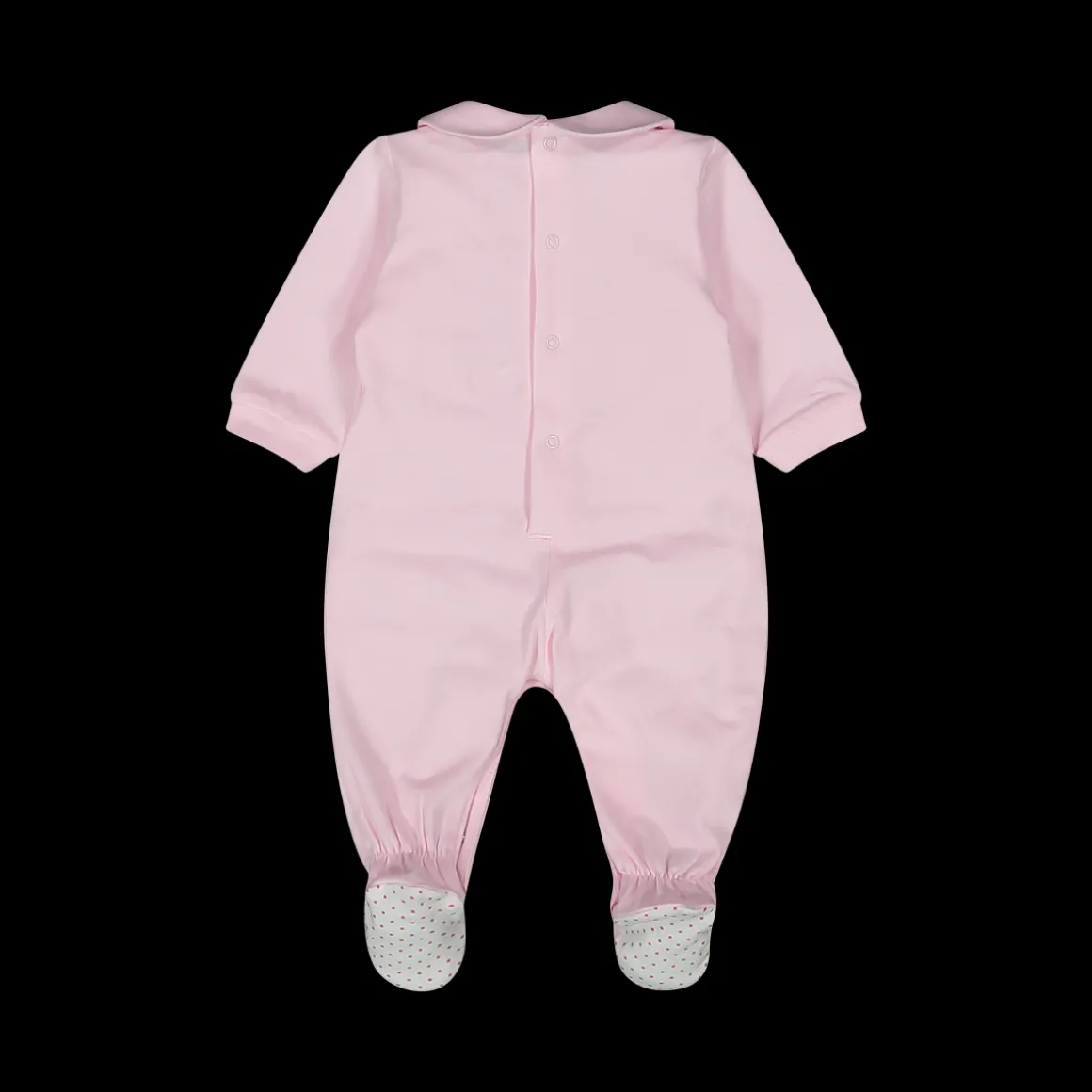 Tutina in jersey stretch con stampa a fiori da neonata