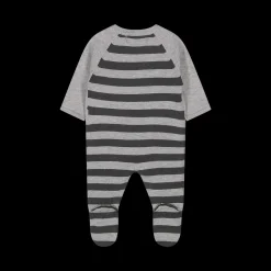 Tutina in tricot neonato con pinguino