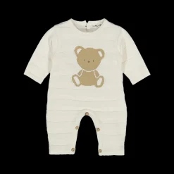 Tutina tricot con orsetto per neonato