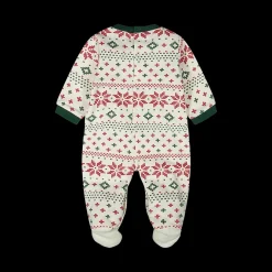 Tutina unisex con piede in felpa misto cotone elasticizzata