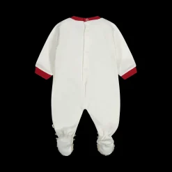 Tutina unisex con piede in interlock elasticizzato caldo cotone