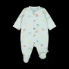 Tutina unisex in cotone bio con piede