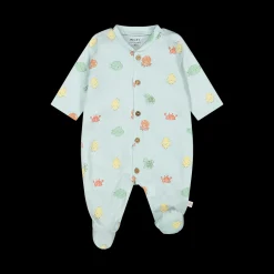 Tutina unisex in cotone bio con piede