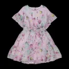 Vestito a fiori acquerellati per bambina