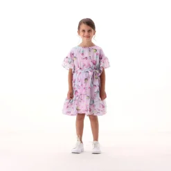 Vestito a fiori acquerellati per bambina