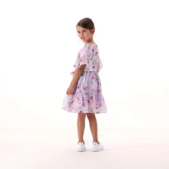 Vestito a fiori acquerellati per bambina
