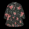 Vestito crepe floreale da bambina