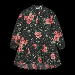 Vestito crepe floreale da bambina
