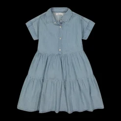 Vestito in chambray per bambina