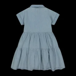 Vestito in chambray per bambina