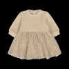 Vestito in ciniglia e tulle per neonata