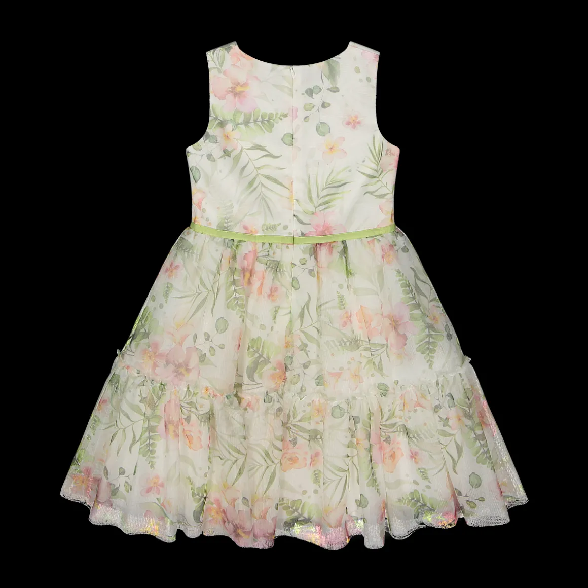 Vestito in tulle stampato per ragazza