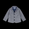 Blazer da bambino in tessuto gessato