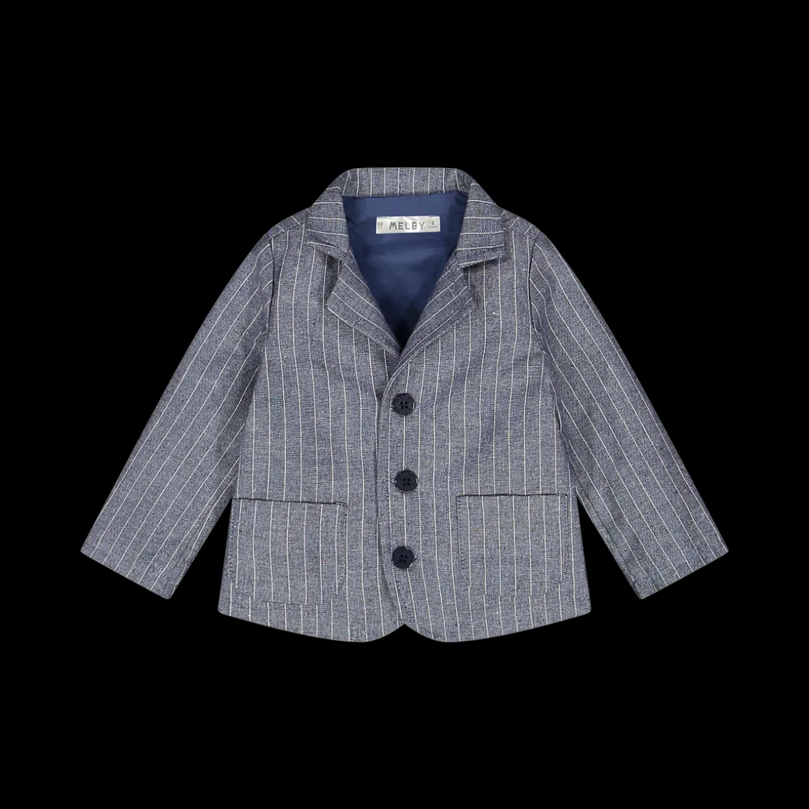 Blazer da bambino in tessuto gessato