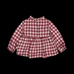 Blusa a quadretti da bambina