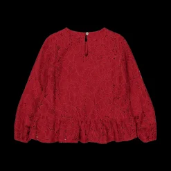 Blusa in pizzo da bambina