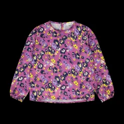 Blusa in raso stampato bambina