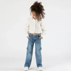 Camicia cropped bambina