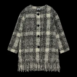 Cappotto a quadri per bambina