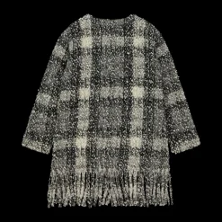 Cappotto a quadri per bambina