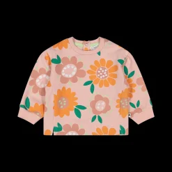Felpa con fiori per neonata