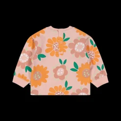 Felpa con fiori per neonata