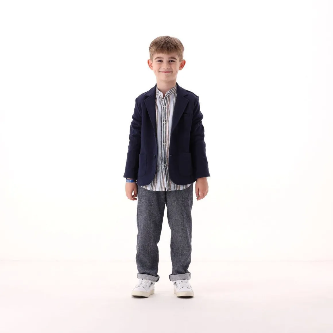 Giacca elegante in piquet per bambino