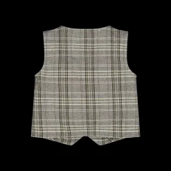 Gilet a quadri da bambino
