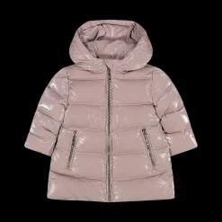 Giubbotto imbottito da bambina nylon lucido