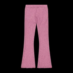 Leggings flare in costina per bambina