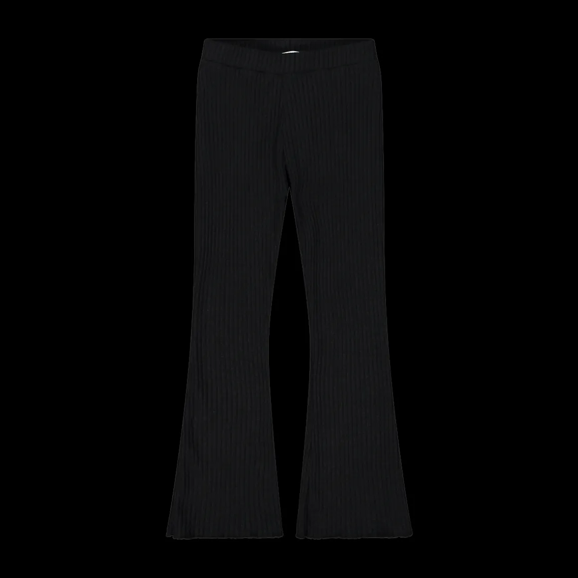 Leggings flare in costina per bambina