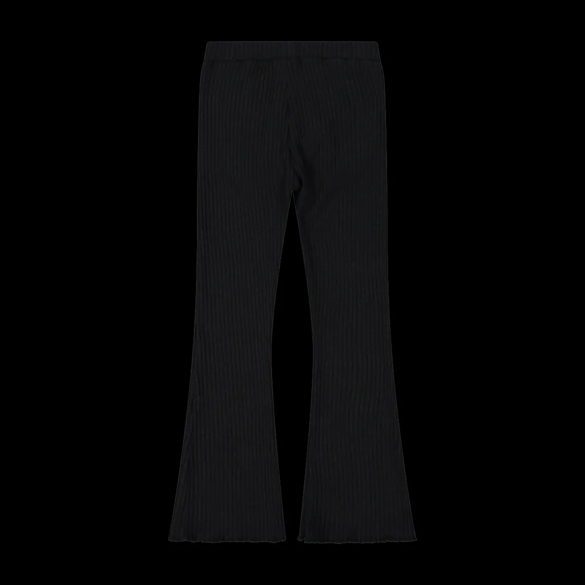 Leggings flare in costina per bambina