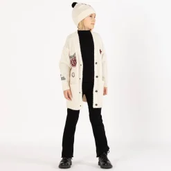 Leggings flare in costina per bambina