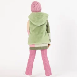 Leggings flare in costina per bambina