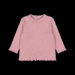 Maglia a costine da bambina