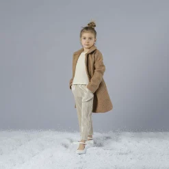 Pantalone ampio da bambina plissè