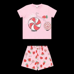 Pigiama corto per bambina